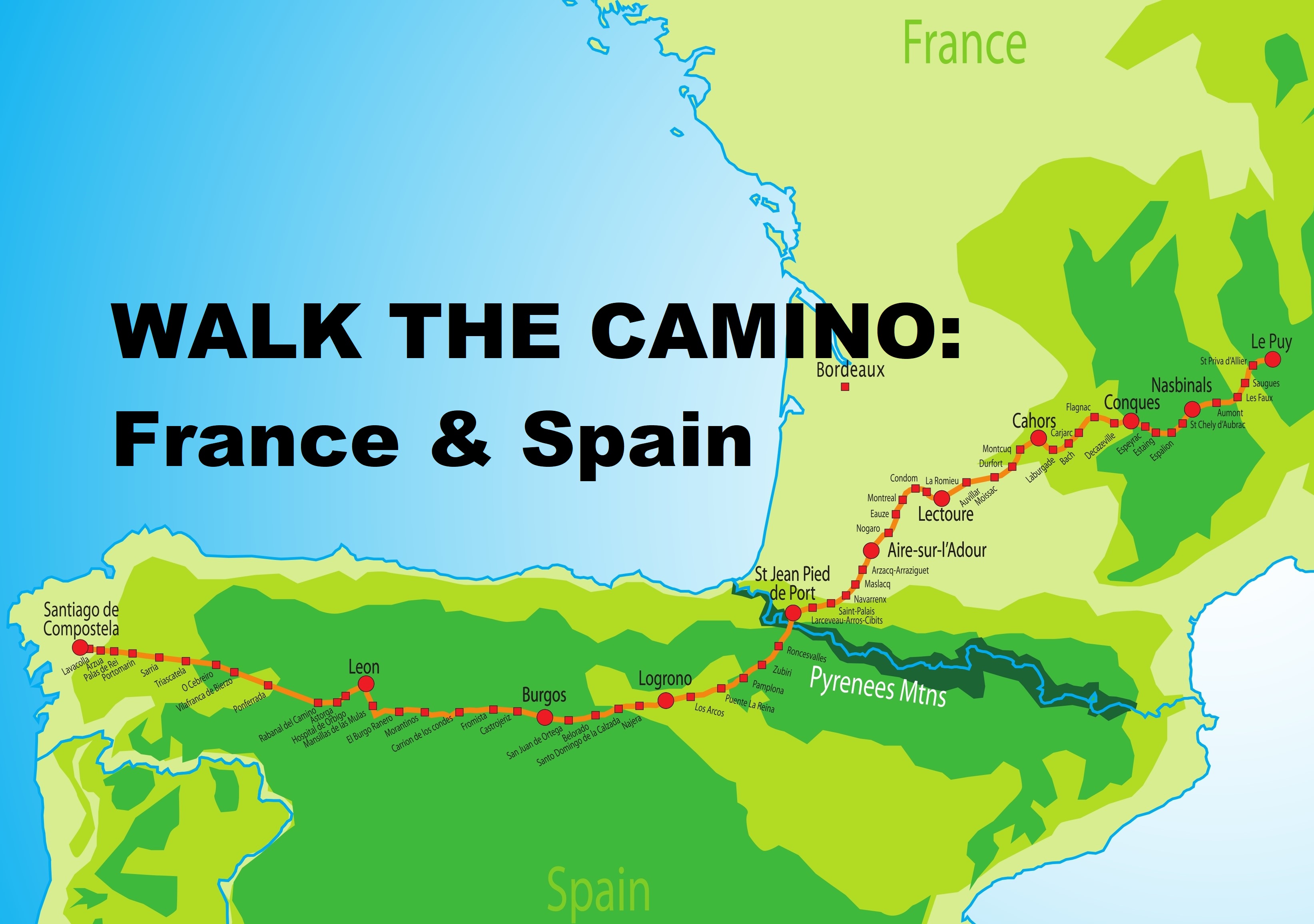 Walk the Camino France & Spain